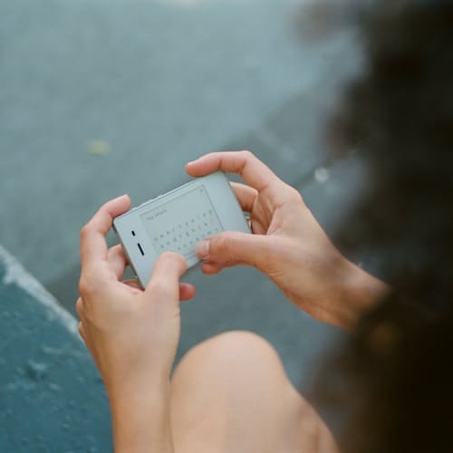 laydown image of Light Phone II - Distraction-Free Cell Phone