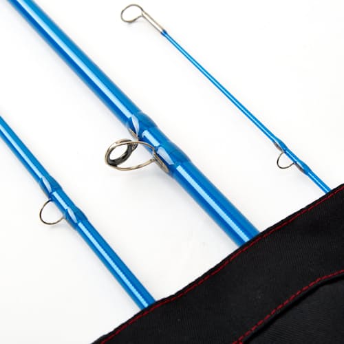 laydown image of 8wt 888 FastGlass Fly Rod w/ Full Wells Grip