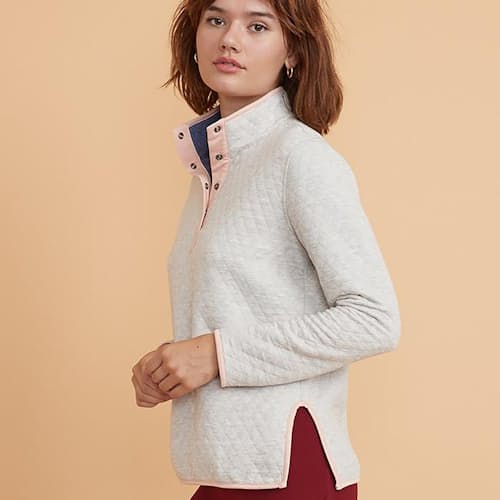 laydown image of Women's Corbet Reversible Pullover