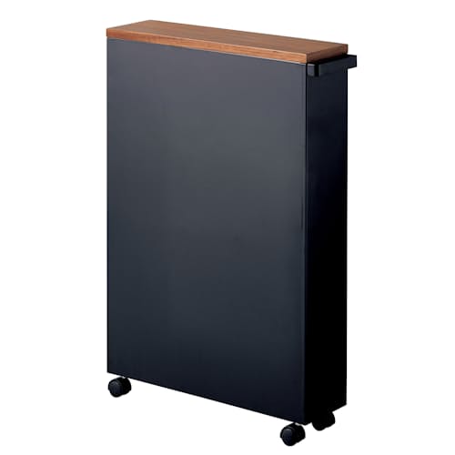 laydown image of Tower Rolling Slim Bathroom Cart With Handle