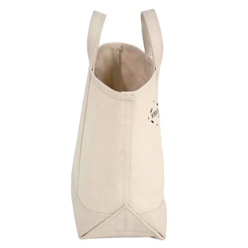 laydown image of Small Natural Canvas Tote