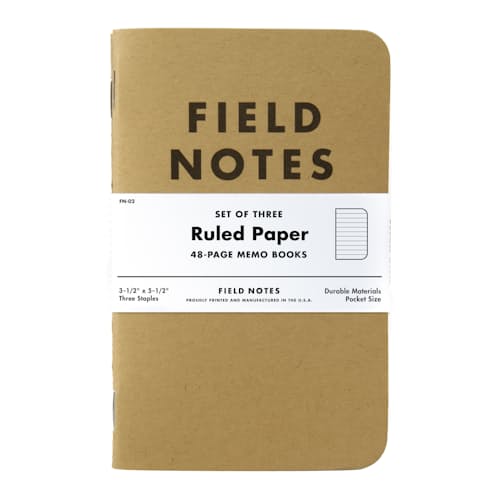 laydown image of Original Ruled 3-Pack
