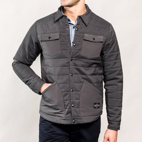 laydown image of Bison Snap Jacket