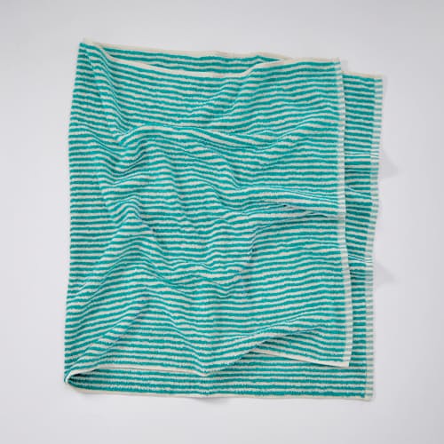 laydown image of Striped Beach Towel