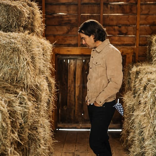 lifestyle image of Golden Bear Suede Trucker