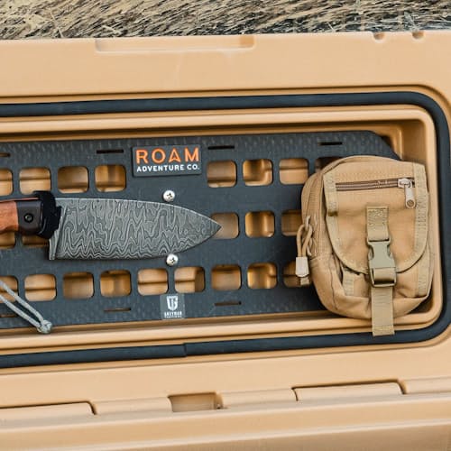 laydown image of Rugged Case Molle Panel - 52L