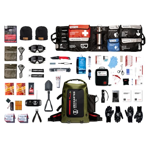 laydown image of The Seventy2 Pro Survival System Backpack
