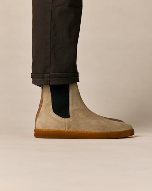 lifestyle image of Terra Slip On Chelsea Sneaker Boot