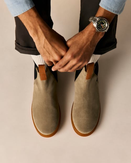 lifestyle image of Terra Slip On Chelsea Sneaker Boot