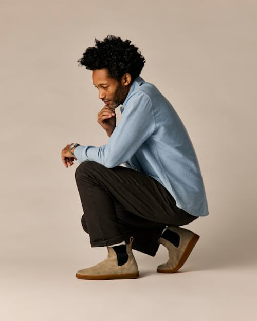 lifestyle image of Terra Slip On Chelsea Sneaker Boot