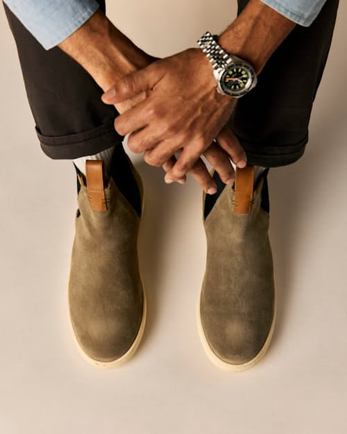 lifestyle image of Terra Slip On Chelsea Sneaker Boot