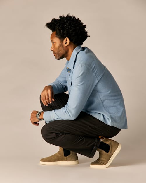 lifestyle image of Terra Slip On Chelsea Sneaker Boot