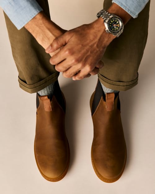 lifestyle image of Terra Slip On Chelsea Sneaker Boot