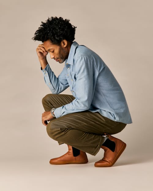lifestyle image of Terra Slip On Chelsea Sneaker Boot