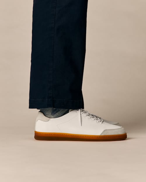 lifestyle image of Pebbled Leather Terra Low Sneaker
