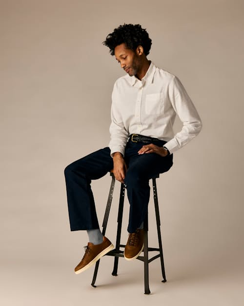 lifestyle image of Leather Terra Low Sneaker