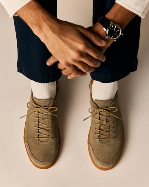 lifestyle image of Suede Terra Low Sneaker