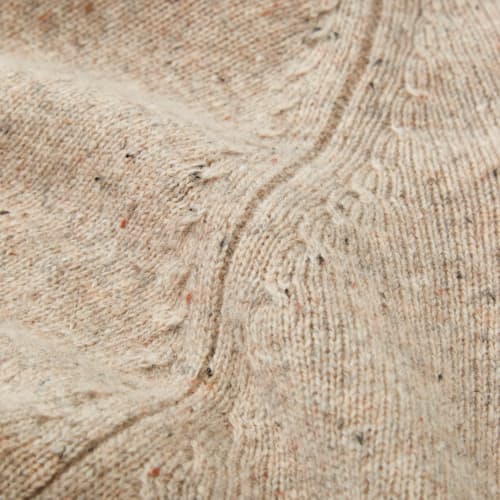 lifestyle image of Speckled Merino Wool Crewneck Sweater