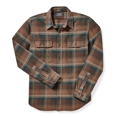 laydown image of Vintage Flannel Work Shirt