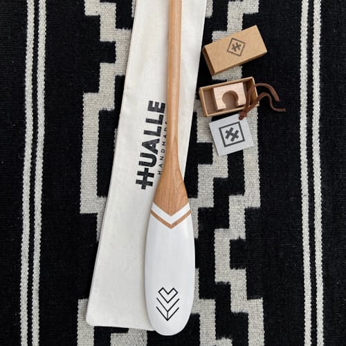 laydown image of Handmade Patagonian Paddle - Small