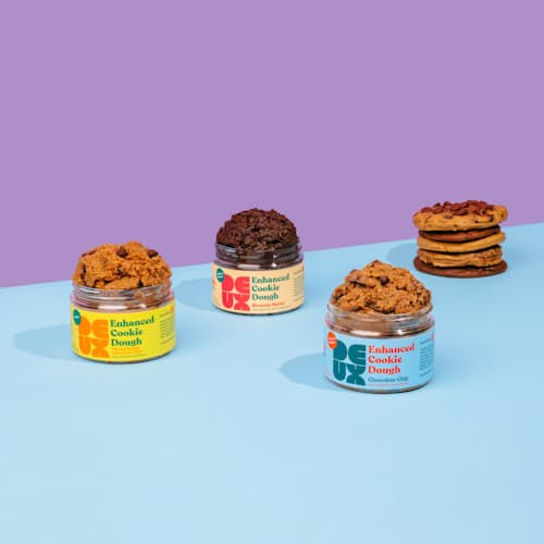laydown image of Protien x Peanut Butter Cookie Dough