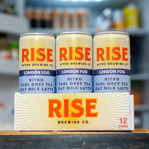 laydown image of Nitro Earl Grey Tea - London Fog 12 pack