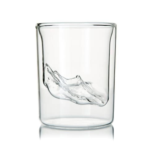 laydown image of Grand Tetons - Set of 4 Whiskey Glasses