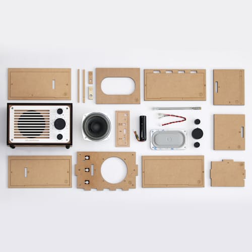 laydown image of DIY Bluetooth Classic Radio