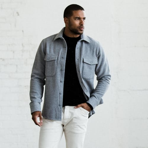 laydown image of The Maritime Shirt