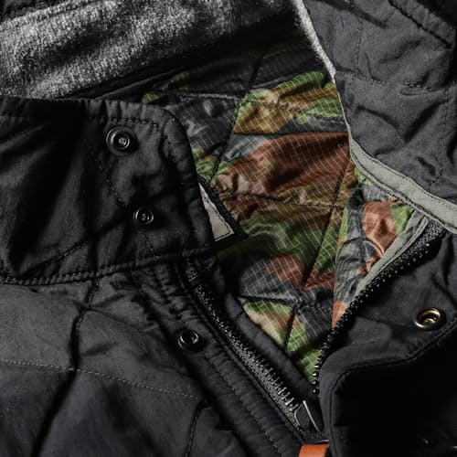 laydown image of Quilted Insulated Tanker Jacket - Exclusive