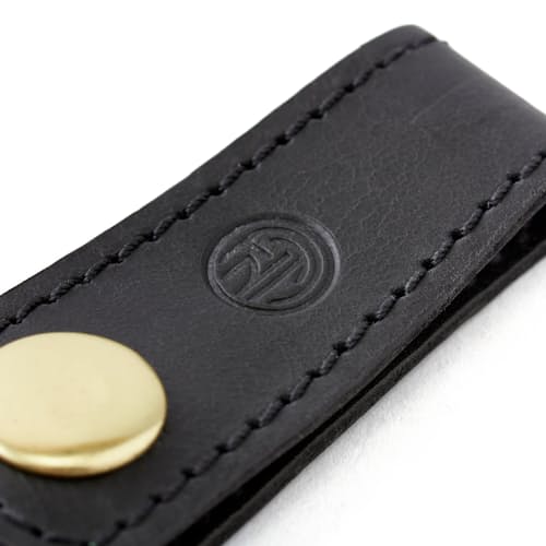 laydown image of Leather Loop Key Chain