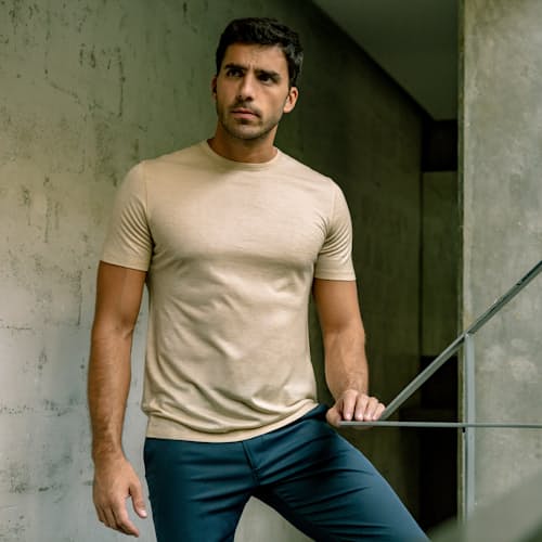 laydown image of 72-Hour Merino Tencel Tee