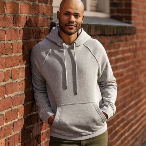 laydown image of 10-Year Pullover Hoodie