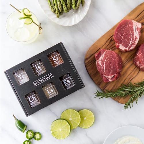 laydown image of Luxe Infused Salt Set