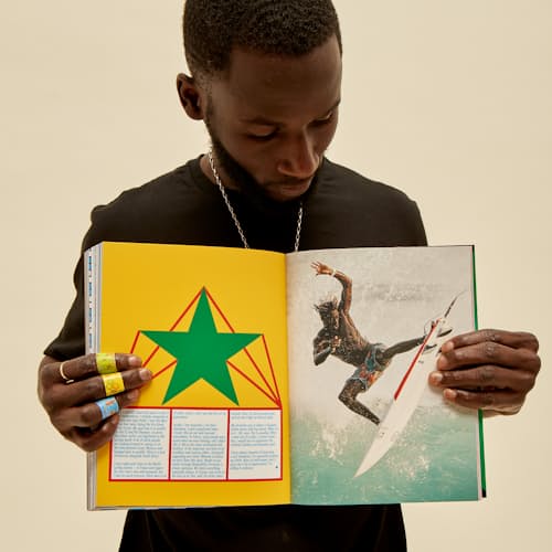 laydown image of Afro Surf Coffee Table Book