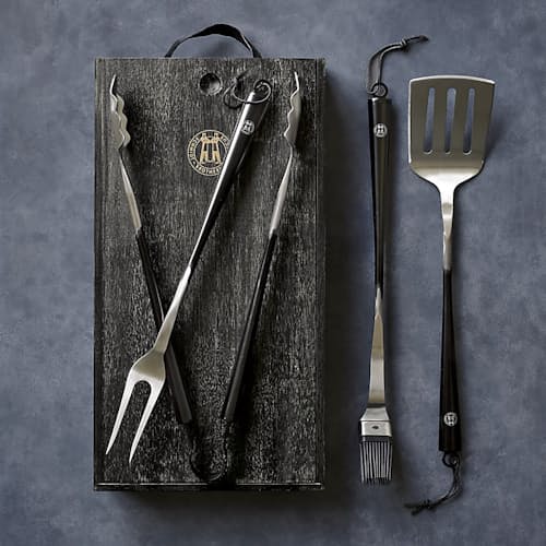 laydown image of Carbon 6 4-Pc. Grill Set