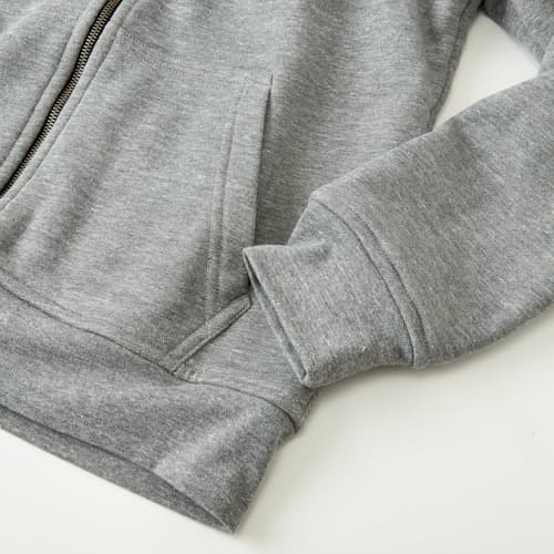 lifestyle image of 10-Year Waffle-Lined Hoodie