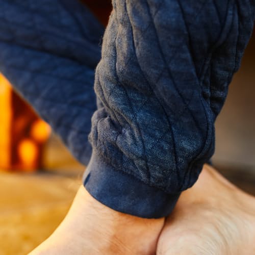 laydown image of Quilted Sweatpants