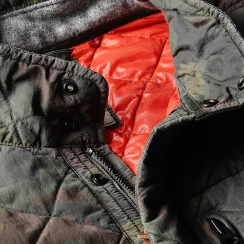 laydown image of Quilted Tanker Jacket