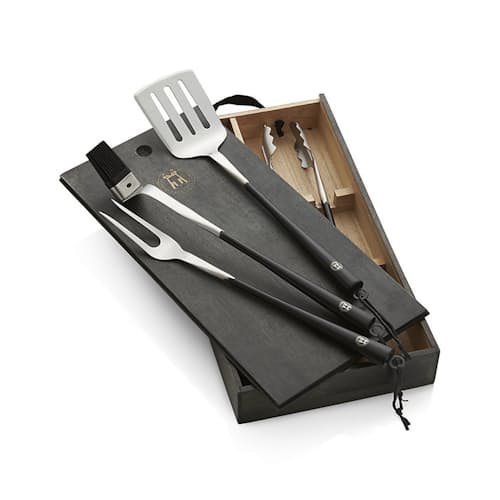 laydown image of Carbon 6 4-Pc. Grill Set