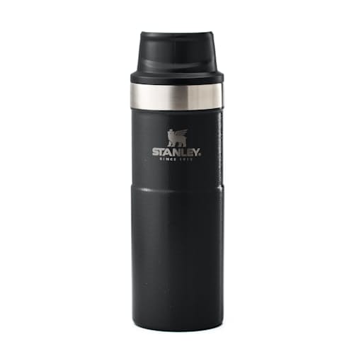 laydown image of Classic Trigger Action Travel Mug (16oz.)