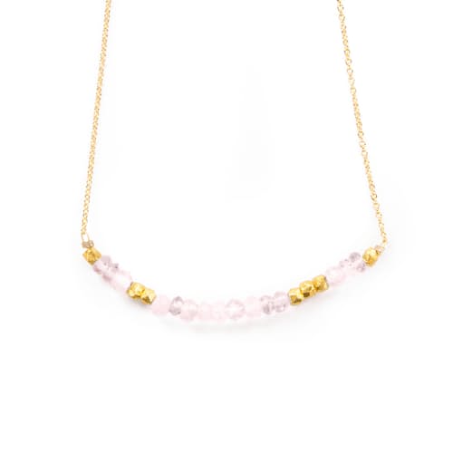 laydown image of Morse Code "Love" Necklace