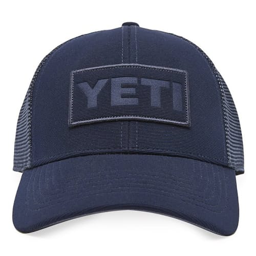 laydown image of Yeti Patch Trucker Hat