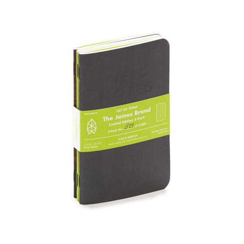 laydown image of TJB x Field Notes Ltd. Edition Grid Notepad - 3 Pack