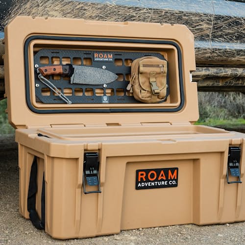 laydown image of Rugged Case Molle Panel - 52L