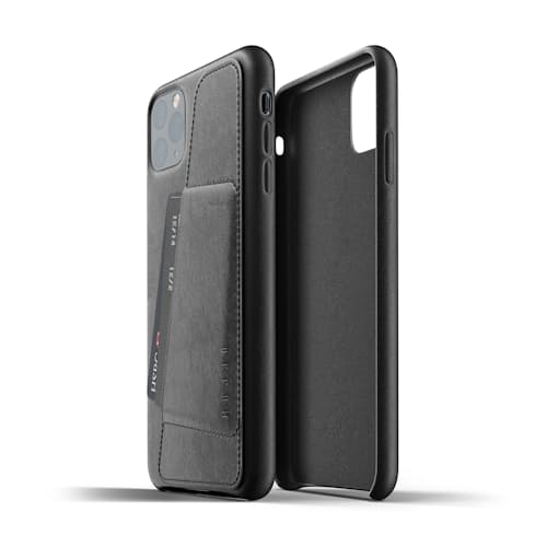 laydown image of Leather iPhone 11 Pro Max Wallet Case