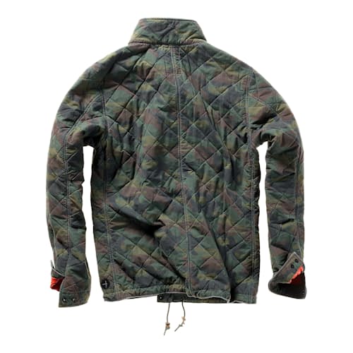 laydown image of Quilted Tanker Jacket