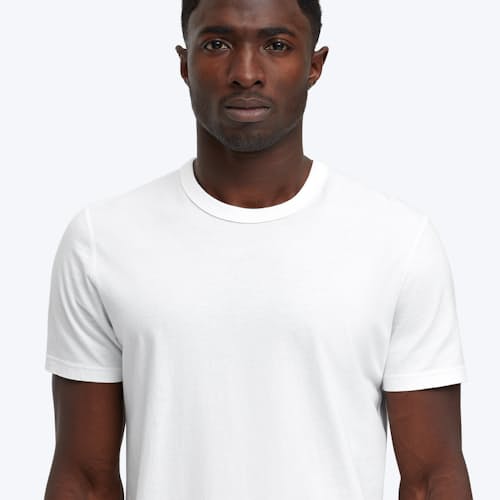on model image of Pima Jersey T- Shirt