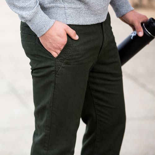 laydown image of Canvas Jogger