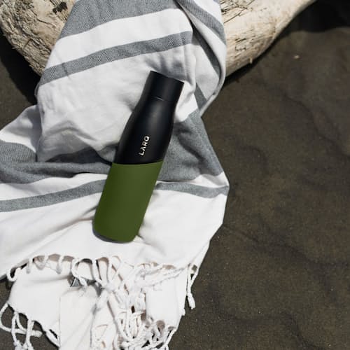 laydown image of Larq Movement Terra Edition - Self Sanitizing Water Bottle